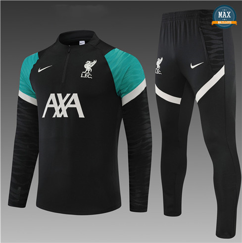 Max Maillot Survetement Enfant Liverpool Noir 2022/23