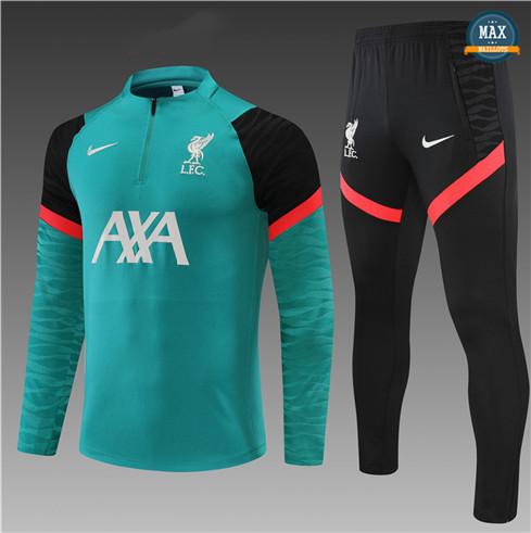 Max Maillot Survetement Enfant Liverpool Vert 2022/23