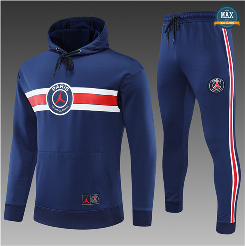 Max Maillot Survetement Enfant à capuche Paris PSG Bleu Marine 2022/23