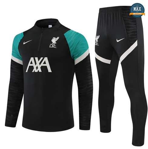 Max Maillot Survetement Liverpool Noir 2022/23