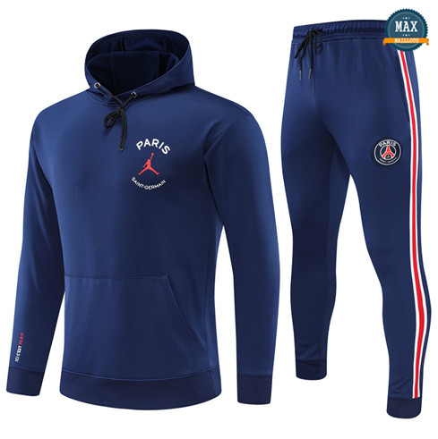 Max Maillot Survetement à capuche Paris PSG Bleu Marine 2022/23 MAXA09