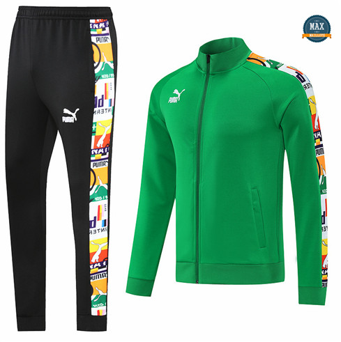Max Maillot Veste Survetement PUMA Vert 2022/23