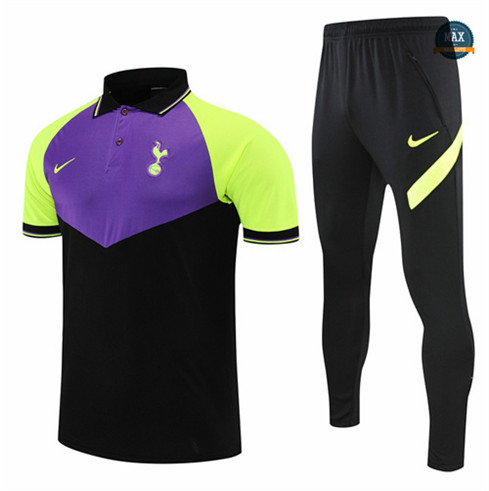 Maillot entraînement junior Tottenham noir jaune 2022/23