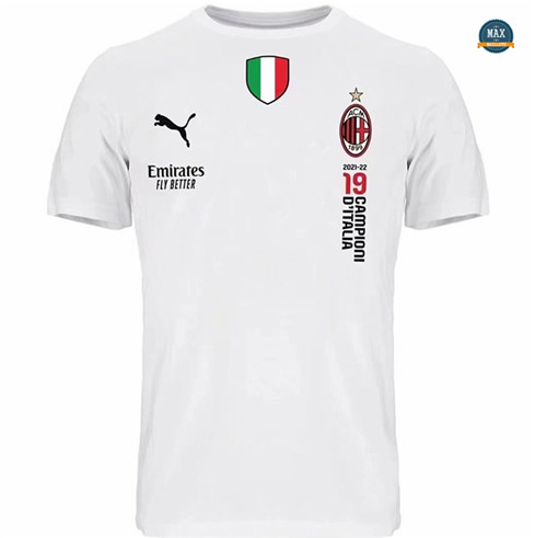 Max Maillots AC Milan T-shirt Blanc 2022/23