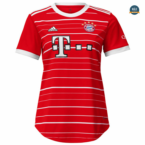 Max Maillots Bayern Munich Femme Domicile 2022/23