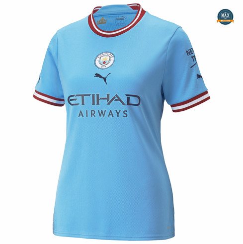 Max Maillots Manchester City Femme Domicile 2022/23