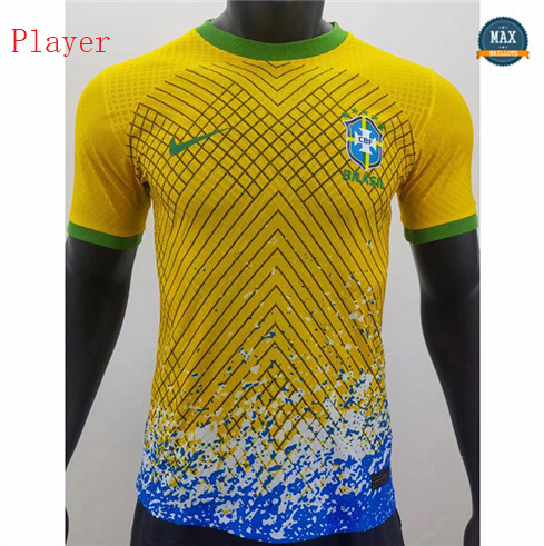 Max Maillot Player Version 2022/23 Brésil training Jaune