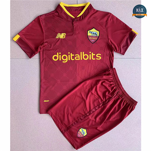 Max Maillot AS Rome Enfant Domicile 2022/23