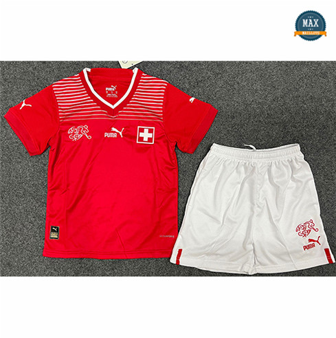 Max Maillot Suisse Enfant Domicile 2022/23