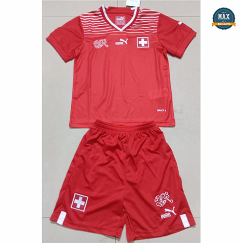 Max Maillot Suisse Enfant Domicile 2022/23