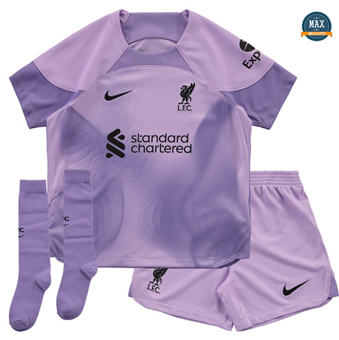 Max Maillot Liverpool Enfant Gardien de but Violet 2022/23