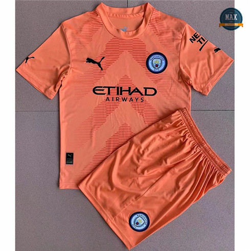 Max Maillot Manchester City Enfant Gardien de but orange 2022/23