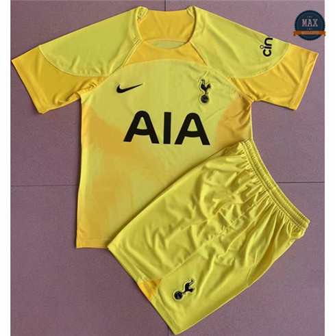 Max Maillot Tottenham Hotspur Enfant Gardien de but Jaune 2022/23