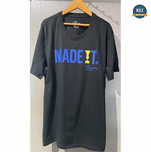 Max Maillot Inter Milan T-shirt Noir 2022/23