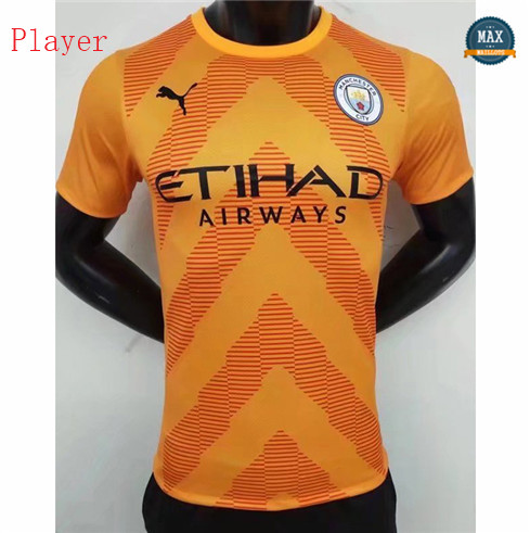 Max Maillot Player Version 2022/23 Manchester City Gardien de but orange