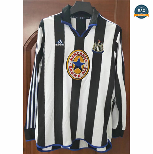 Max Maillot Retro 1999-2000 Newcastle United Domicile Manche Longue