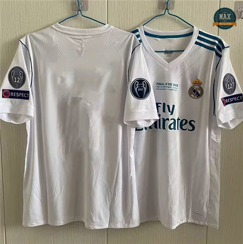 Max Maillot Retro 2017-18 Real Madrid Domicile