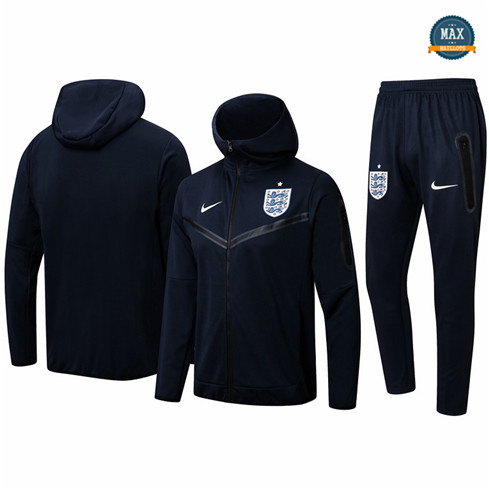 Max Maillot Veste Survetement à capuche Angleterre 2022/23 Noir