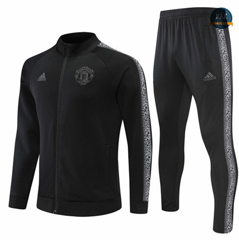 Max Maillot Veste Survetement Manchester United 2022/23 Noir