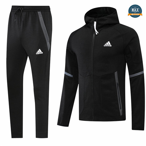 Max Maillot Veste Survetement à capuche Adidas 2022/23 Noir