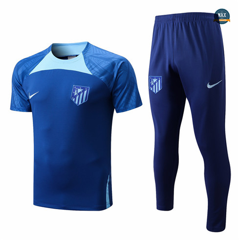 Max Maillot Atletico Madrid + Pantalon 2022/23 Training Bleu