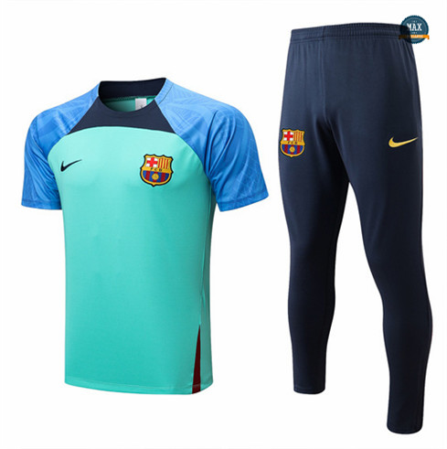 Max Maillot Barcelone + Pantalon 2022/23 Training Bleu