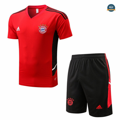 Max Maillot Bayern Munich + Short + Pantalon 2022/23 Training Rouge