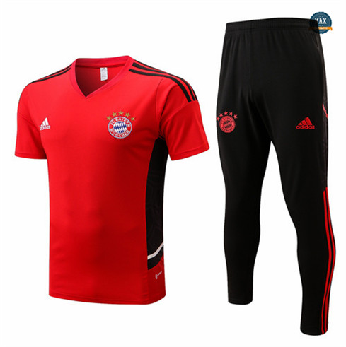 Max Maillot Bayern Munich + Pantalon 2022/23 Training Rouge