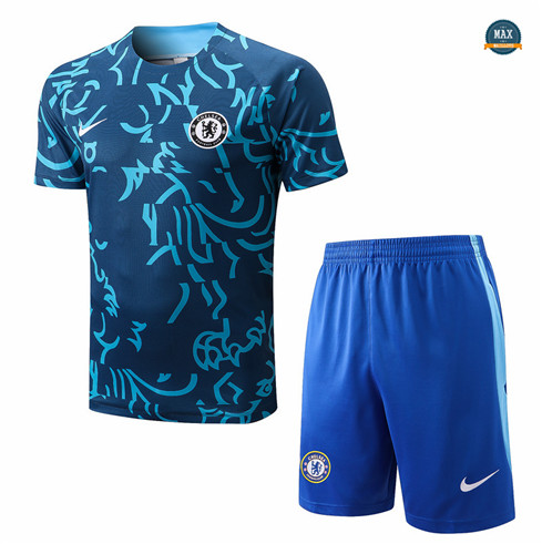 Max Maillot Chelsea + Short + Pantalon 2022/23 Training Bleu