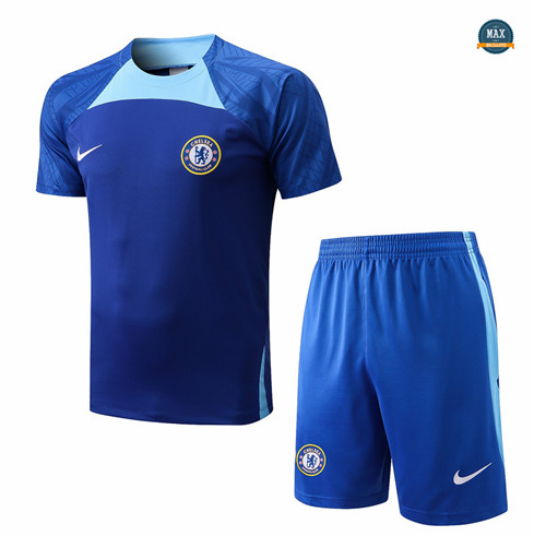 Max Maillot Chelsea + Short + Pantalon 2022/23 Training Bleu