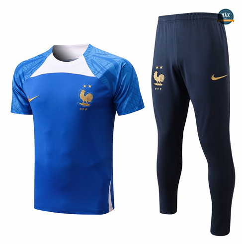 Max Maillot France + Pantalon 2022/23 Training Bleu
