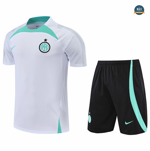 Max Maillot Inter Milan + Short + Pantalon 2022/23 Training Blanc