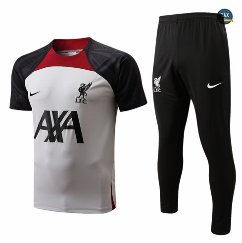 Max Maillot Liverpool + Pantalon 2022/23 Training Blanc