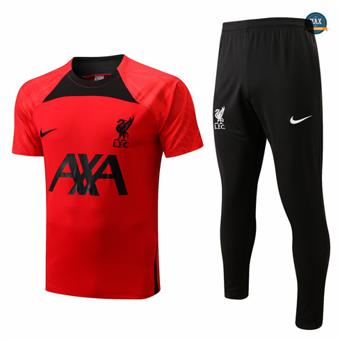 Max Maillot Liverpool + Pantalon 2022/23 Training Rouge