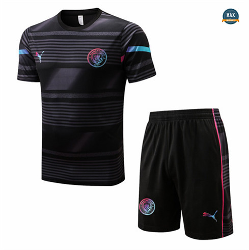 Max Maillot Manchester City + Short + Pantalon 2022/23 Training Noir