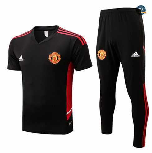 Max Maillot Manchester United + Pantalon 2022/23 Training Noir