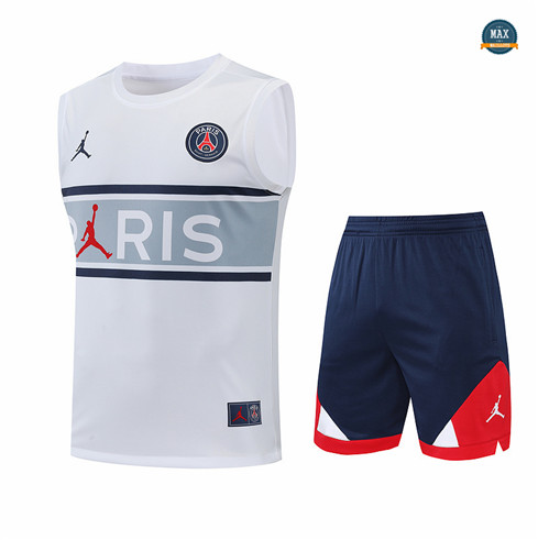 Max Maillot Paris PSG Debardeur + Pantalon 2022/23 Training Blanc