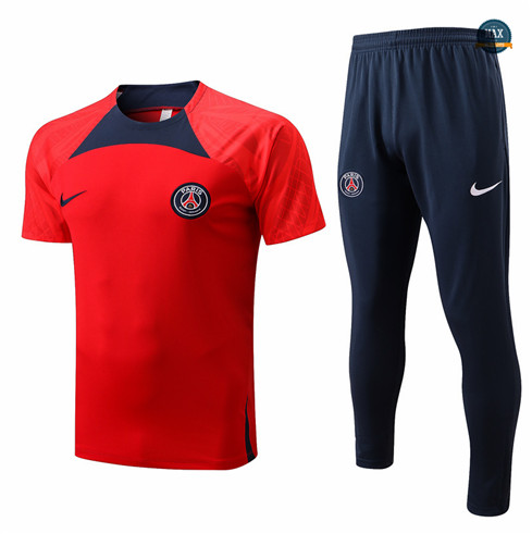 Max Maillot Paris PSG + Pantalon 2022/23 Training Rouge