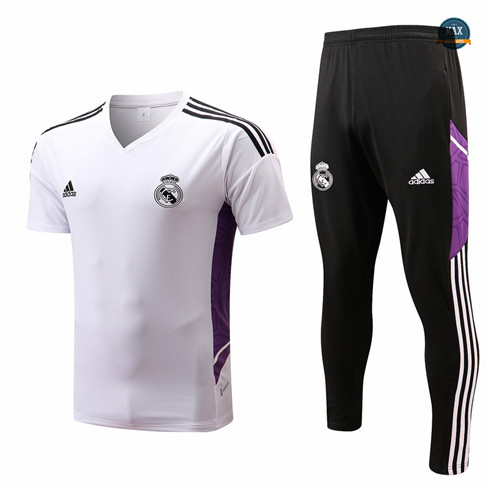 Max Maillot Real Madrid + Pantalon 2022/23 Training Blanc