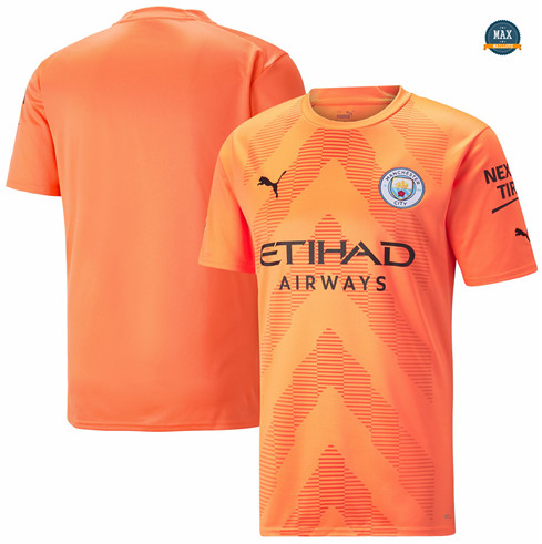 Max Maillots Manchester City gardien de but Orange 2022/23