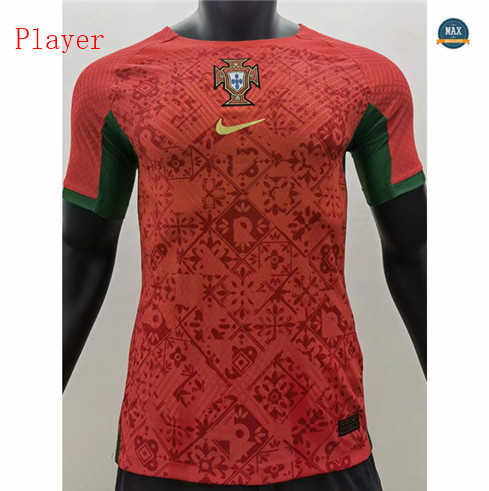 Max Maillots Player Portugal traning Rouge 2022/23