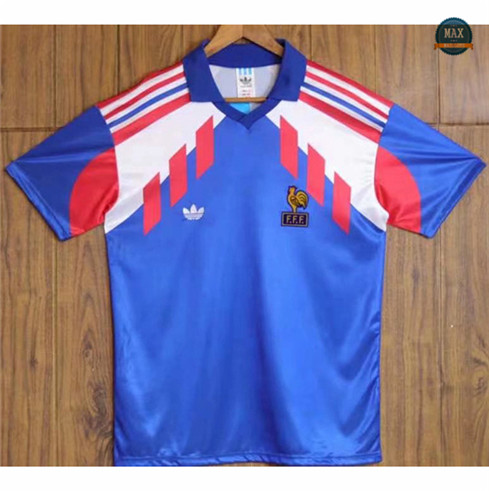 Max Maillots Retro 1988-1990 France Domicile