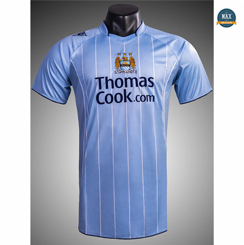 Max Maillots Retro 2007-08 Manchester City Domicile