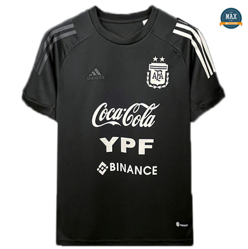 Max Maillot Argentine pre-match Training Noir 2022/23