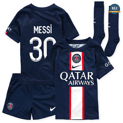 Max Maillot PSG Enfants Domicile Messi 30 2022/23