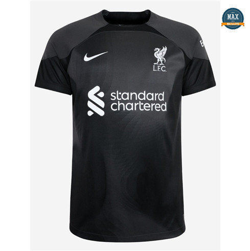 Max Maillot Liverpool Exterieur Gardien de but Noir 2022/23