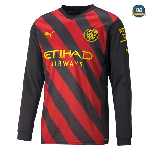 Max Maillot Manchester City Exterieur Manche Longue 2022/23