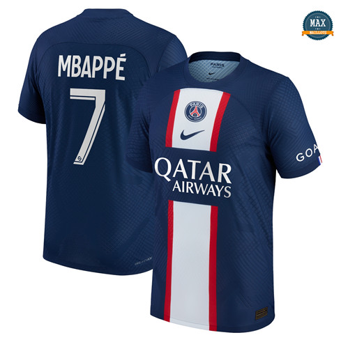 Max Maillot PSG Domicile Mbappé 7 2022/23
