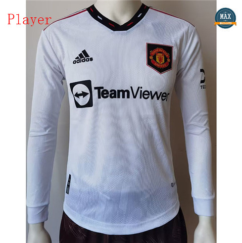 Max Maillot Player Version 2022/23 Manchester United Exterieur Manche Longue