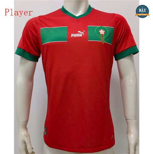 Max Maillot Player Version 2022/23 Maroc Domicile